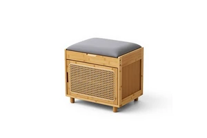 Living Room Furniture Modern Bamboo Rattan Storage Cabinet Home Decoration