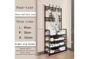 Bangke Manufacturer Supplier Hot Sale Style 5layers Shoe Rack Hanger Rack
