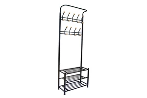 Multifunctional Living Room Furniture Entryway Organizer Coat and Shoes Storage Rack Clothes Hanger