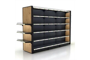 Highbright Fashion Trend Heavy Duty High Quality Metal Gondola Shelving Supermarket Rack with 5-Shelf Display Stand for Retail