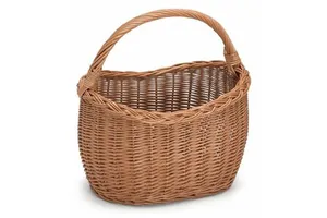 Best Price Decorative Rattan Baskets Handmade Natural Color Indian Rattan Storage Baskets for Home Use with Handle