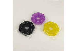 Plastic storage box Mini Small Portable Travel Vitamin Pill Box Pills Cases Container Organizer Storage Tablets 7 Days