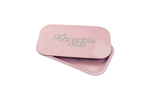 Custom 270x160x23mm Tinplate Rolling Tray With Lid Metal Organizer Durable Smoking Accessories Storage Tray For Travel Use