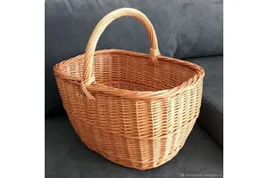 Large rattan hamper basket with natural texture designed for modern homes needing durable ecofriendly storage solutions