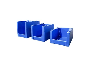 Custom Eco-Friendly PP Hollow Storage Boxes Waterproof Stackable Warehouse Picking Bins Made Recycled Materials Sustainable