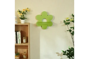 Cross-Border Flower-Shaped Wall Storage Rack Simple Home Hanging Halloween Theme Decor for Party Wall Decorations