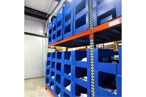 PP Hollow Open Front Coroplast Tools Box Heavy Duty Reusable Corrugated Corflute Plastic Warehouse Shelf Storage Boxes