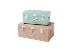 Colorful Home Decorative Storage Metal Trunk Box