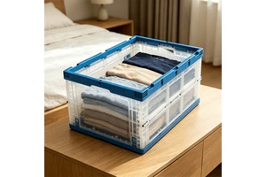 JOIN Wholesale Cheap Price Big Plastic Clothing Storage Box Bins Quilt Storage Toys Containers Storage Boxes for Home With Lid