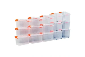 Large Size Transparent Plastic Storage Box