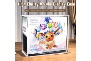 Wholesale High Clear Magnetic Acrylic ETB Display Box, UV Protection, Strong Magnet, Dustproof Stackable With SGS Certificate