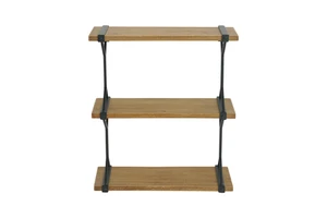YUNFEI Wood Wall Decorative Shelves for Storage