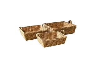 Wicker Rattan Baskets Good Price Eco-Friendly Seagrass Handmade Multifunction Customized Color Size OEM/ODM Service Basket