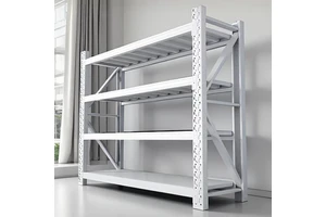 Heavy-duty Durable Adjustable Iron Storage Racks Powder Coated Industrial Racks for Garages Workshops Factories Large Capacity