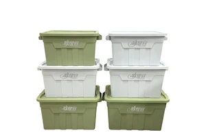 Modern Design Plastic Thick Tempered Multilayer Folding Portable Heavy Duty Multifunction Storage Box PP Injection Rectangular