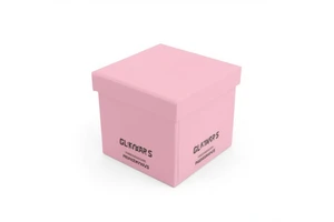 Party Love Minimalist Cardboard Pink Square Decorative Storage Box 10pcs Model 47277 Made in China