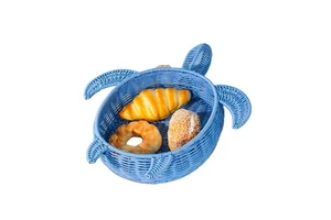 Eco-Friendly Mini Turtle-Shaped Luxury Home Decor Storage Basket Waterproof Dust Prevention PP Plastic for Kitchen Food Storage