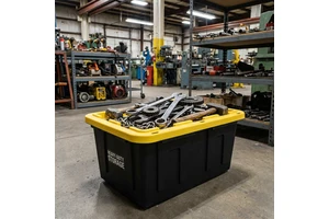 23 Gallon 87L Industrial Strength Storage Bins Wholesale Plastic Storage Bins For Home Organization Camping Garage Storage
