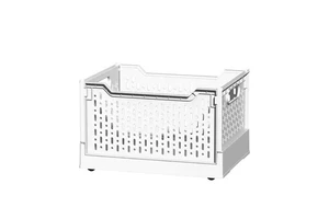 Multi-Functional Plastic Storage Basket Clutter Basket Student Dormitory Storage Artifact Folding Storage Box