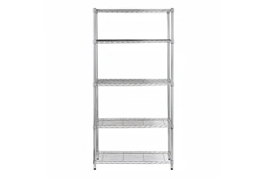 Factory Wholesale Modern Wire Metal Garage Storage Shelving Unit Metal Utility Racking Organizer for Kitchen Bathroom