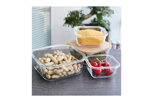 JM Bpa-free & Airtight Food Storage And Container Meal Prep Containers Glass Lunch Boxes With Bamboo Lids Multifunction CLASSIC
