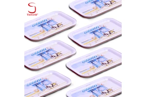 Wholesales Metal Snacks Trays Custom Metal Tins
