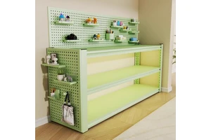 OEM Colorful Home Storage Shelves Multi-Tier Steel Organizer Floor-Standing Rack for Kitchen Living Room Balcony Warehouse
