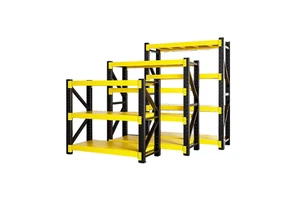 Shelving Storage System Large Storage Capacity Steel Shelves Multi-Level Corrosion Protection Custom Colour Racking System