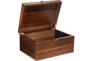 Large Wooden Keepsake Storage Box Wood Decorative Boxes with Lid for Storing Keepsake Memory Gift for Home Decor