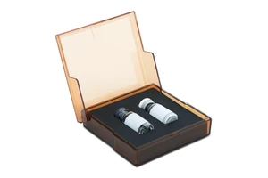 Portable 3ml Peptide Hard Case Lightproof Plastic Medicine Vial Storage Box with Inner Tray for Cooler Storage