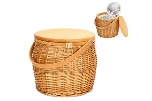 JY Wicker Picnic Basket Picnic Basket Wicker Rattan Picnic Basket