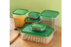 New Household Food Fruit Packaging Storage Box, Plastic Preservation Box, Sorting Box, 17 Piece a Set mixed order supplier with repack