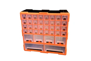 DPC005 520 * 160 * 375 mm DRX Plastic Organizer Box Plastic Stackable Drawer Box with 38 Drawers