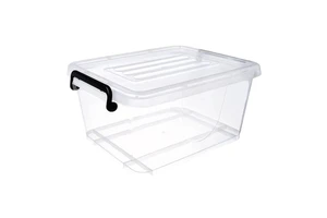 Classic Design Plastic Clear Plastic Storage Container 10L Polypropylene Storage Boxes with Lid