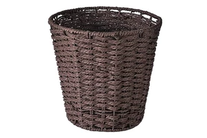 Vintage Hand Woven Rattan Wicker Baskets Portable Flower Arrangement and Food Storage for Outdoor Holiday Picnics and Gifts