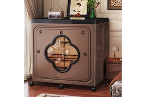 Stylish 180L Household Plastic Storage Bin Collapsible Kids' Toy Storage Bin Multi-Purpose Storage Box