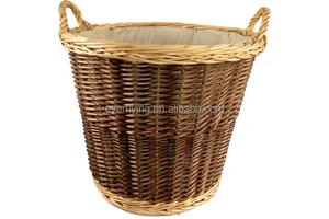 Storage Rattan Wicker Willow Laundry Basket