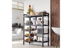 Metal Rack Storage Shelf Heavy Duty Storage Rack Kitchen Storage Rack Metal Storage Rack