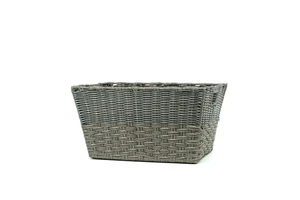 New Arrival Small Plastic Rattan Rectangular Food Basket Rattan Storage Baskets