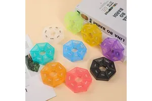 Seven-Day One-Week 7-Section Transparent Plastic Pill Box Storage Organizer with Pill Divider and Small Accessories Packaging