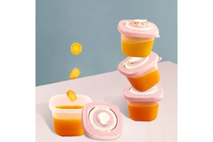 Household Kitchen Food Storage Box Timing Food Keep Fresh Baby Food Container