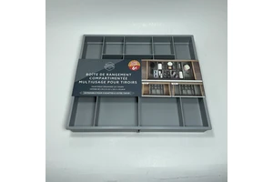 Multipurpose Plastic Storage Tray Expandable Large Drawer Organizer for Kitchen Use Toolbox Hardware Organizer Tray Divider Set