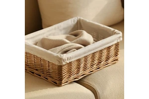 Hot Selling Handmade Flower Basket Wholesale Outdoor Picnic Basket Wholesale Natural Rattan Wicker Storage Baskets