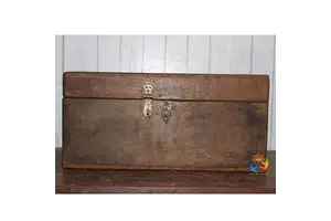 Antique Model 1 Vintage Wooden Decorative Storage Box