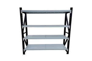 Medium Duty 5-Layer Steel Storage Rack with Powder Coating Corrosion Protection Display Rack