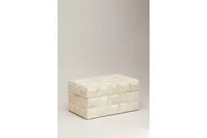 Resin Decorative Storage Box with MDF Inside for Gift Home Decor Table Display and Storage Use RR Enterprises Model RR202513523