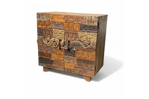 WOODEN CABINET Decorative Storage Mix & Match Decor - MOQ 1 Container Only Antique Wooden Antique Wholesale Supplier