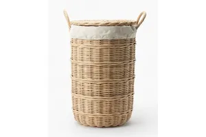 Handmade Woven Rattan Basket Premium Quality Laundry Basket for Outdoor Furniture & Garden Use Rattan Wicker Basket at Wholesale