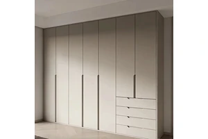 Freestanding Modern Blend Storage Display Open Top Wardrobe Eco-Friendly Design for Decorative Items Concealed Daily Clothes