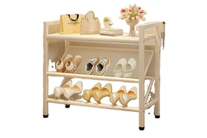Wholesale Slim Space-Saving Tall Narrow Shoe Cabinet Rack Organizer for Hallway Bathroom Bedroom Home Storage